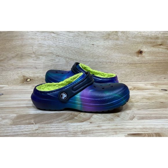 Crocs Classic Lined Out of This World 207322 0GU Youth Size J2 - Picture 6 of 9